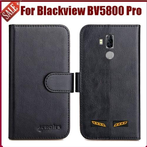 Blackview BV5800 Pro Case New Arrival 6 Colors High Quality Flip Leather Protective Cover For Blackview BV5800 Pro Case