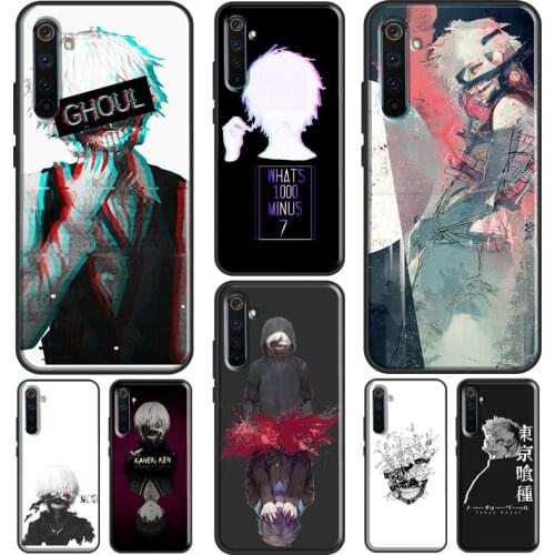 Tokyo Ghoul Ken Kaneki Case For OnePlus 8T 7T Nord 9R 7 8 9 Pro Cover For Realme GT Neo Q3 7 i 6 8 Pro C3 C21 C15