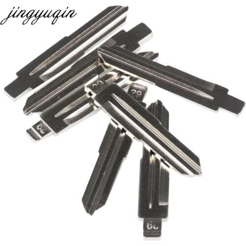 Jingyuqin 15pcs/lot Car Key Blade for Hyunday Sonata Santa fe Refine Remote #29 Key Blade Replacement