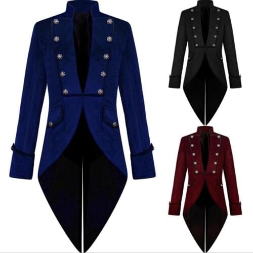 Adult Men Medieval Larp Viking Costume Leopold Gambeson Canvas Jacket steamPunk suede Duke Cosplay Gothic Vampire coat