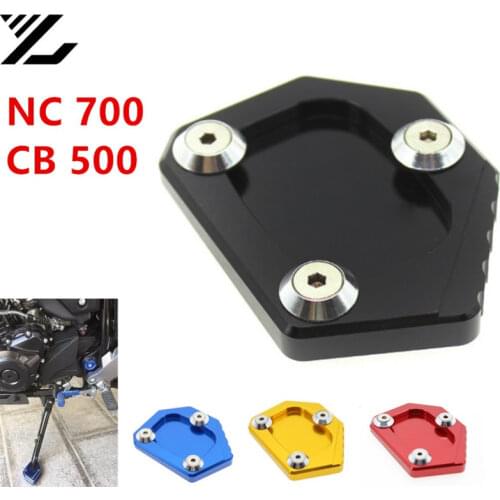 Motorcycle CNC Brand New Side Stand Enlarger Plate Kickstand Enlarge Extension For Honda NC700S NC700 CBR500R CB500F CB500X