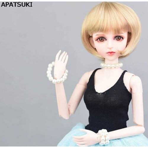 1:4 Doll Accessories Imitation Pearl Jewelry Necklace For 1/4 BJD SD Fashion Decoration For Xinyi 40-50CM Dolls Baby Doll Toy