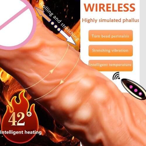 Heating Realistic Dildo Vibrator G Spot Vagina Vibrator Artificial Penis Masturbator Adult Sex Toys for Woman Erotic Products