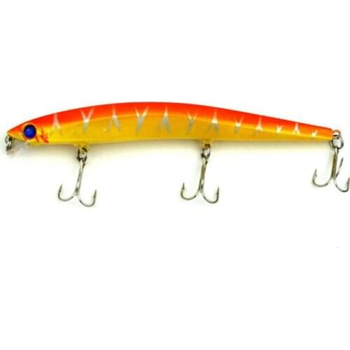 1pcs Minnow Fishing Lure pesca hooks fish wobbler tackle With 3 Treble Hook 13cm 14g crankbait artificial hard bait swimbait