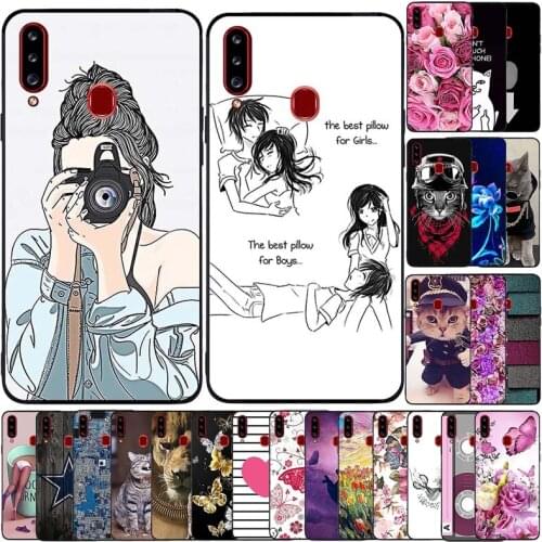 Silicone Case For Samsung Galaxy A20s Case 5.2" Phone Case For Fundas Samsung Galaxy A20s SM-A207F A207F A207 Case Coque Etui