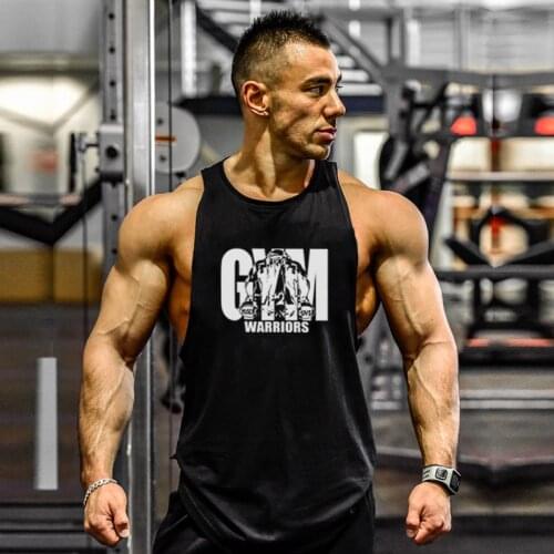 Gym Clothing Bodybuilding Mens Tank Top Muscle Sleeveless Singlets Fashion Workout Man shirt Mesh Fitness Training Running Vests