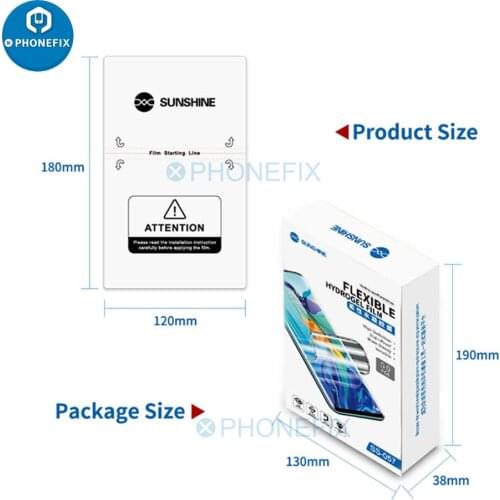 SUNSHINE SS-057 Flexible Hydraulic Membrane for Mobile Phone Screen Front Film Back Cover Cut for SS-890C Auto Cutting Machine