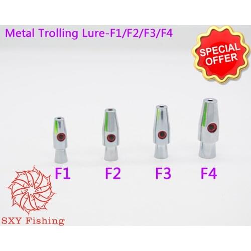 SXY FISHING DIY Jet Head F1/F2/F3/F4 Metal Trolling Lure Trolling Bait Deep-sea fishing bait Artificial bait Fake bait