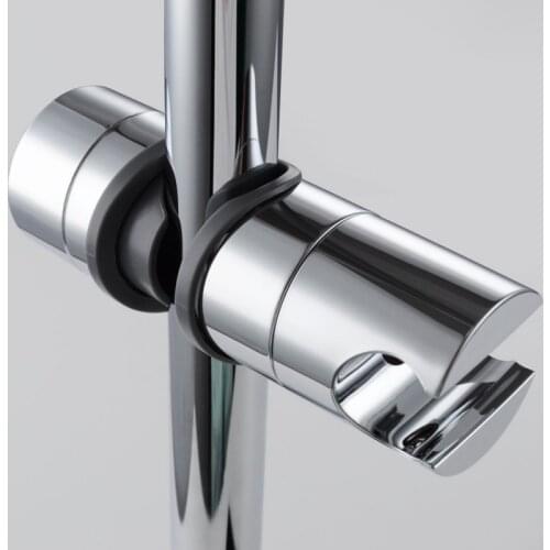 High Quality Shower Bracket Shower Rail Holder 18~25mm ABS Chrome Shower Head Holder Adjustable Bathroom Accessories Universal