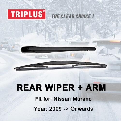 Rear Wiper Arm with Blade for Nissan Murano (2009-2014) 1pc 12" 300mm,Rear Wiper Arm & Rear Wiper Blades