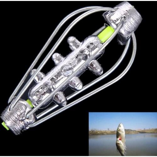 1PCS Carp Catfish Feeder Fishing Accessories 35g,45g,55g,65g Fishing Bait Cage Holder Accessories High Quality