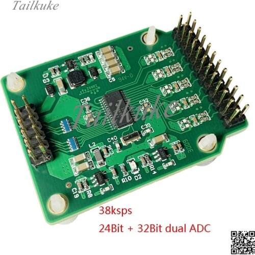 ADS1263 32Bit High Precision ADC Module/24 Bit+32 Bit Dual ADC/analog to Digital Conversion 38.4ksps