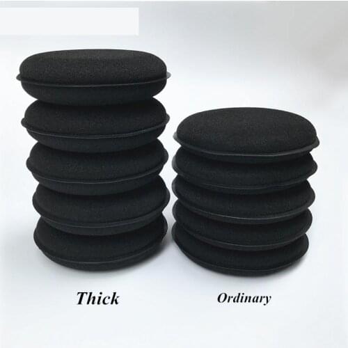 Bossnice Hot sale 12pcs High Density Foam Sponge Auto Detailing Applicator Pad Best For Waxing and Polishing Car Detailing Clean