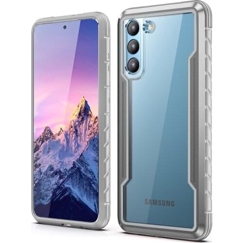 S21 Armor Metal bumper Phone Case For Samsung Galaxy S21 Ultra Shockproof Aluminum Back Cover for Samsung S21 Plus Frame Coques