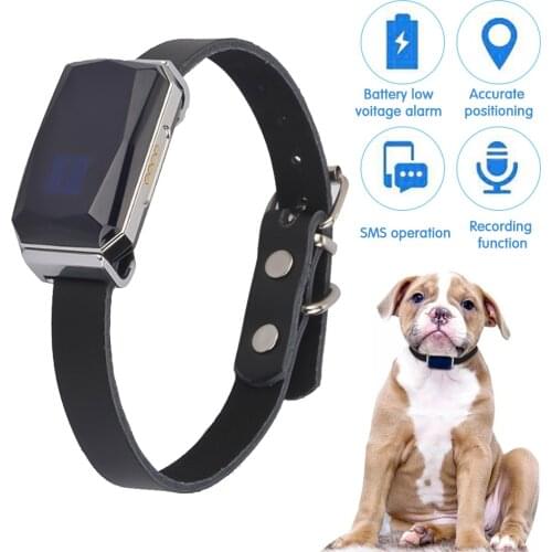 Pet Locator Intelligence Waterproof Tracker Longtime Standby Dog Cat GPS Location Tracker Anti-Fall Pet Locator USB Charging