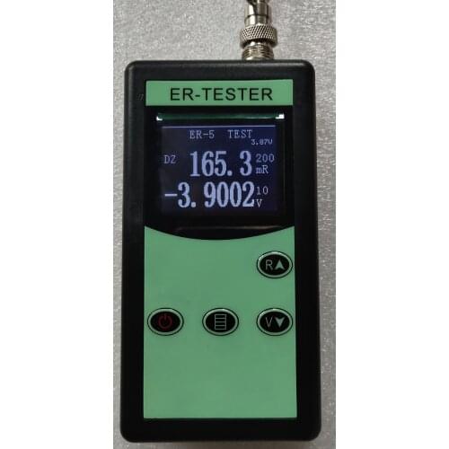 100V Four-wire ER5 Internal Resistance Tester Ni-MH Button Lithium Battery Battery AC Milliohm Meter