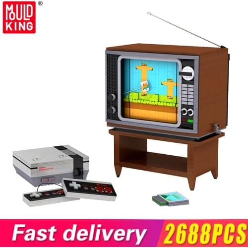 Creative Video Games Childhood Memories Game Console Model Kit Building Blocks Playstations Bricks Kids Collector Toys Fit 71374
