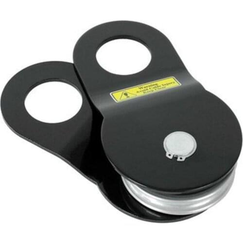 Heavy Duty Recovery Pulley Winch Snatch Block ATV UTV 8 Ton 16000 lbs Aid in angled pulls Reduce heat build up