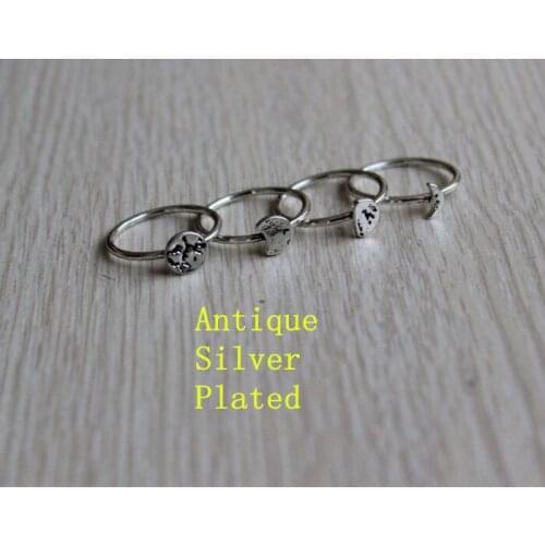 Fashion the moon four different the shape of the ring Exclusive design beautiful ring