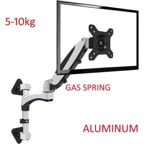 DL-FE120W Aluminum Alloy 360 Degree Full Motion 15-27 inch LCD LED TV Wall Mount Bracket Monitor Holder Rack Monitor Support