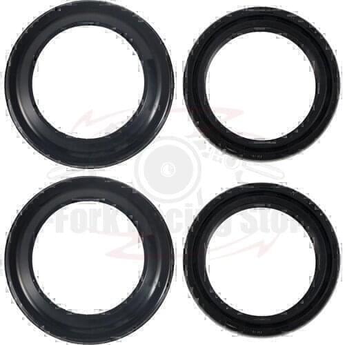 New Fork Oil Sealsx2 Dust Sealsx2 For Kawasaki ZX400 ZXR400 1991-1999 1992 1993 1994 1995 1996