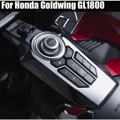 NEW Chrome Central console button decoration Cover For Honda Goldwing GL 1800 GL1800 2018-2020