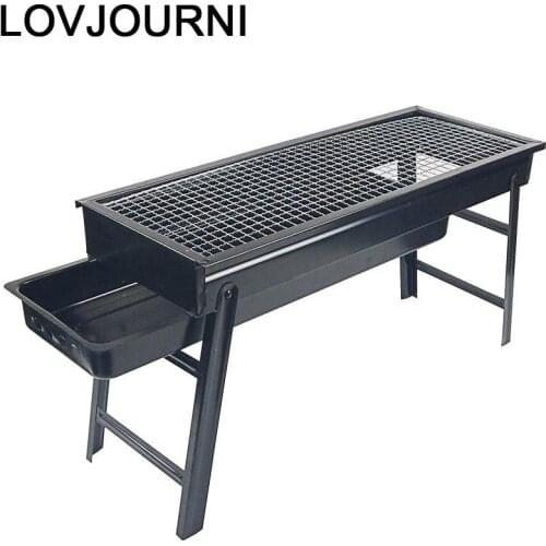 Smoker Portable Grelha Para Churrasco Griller Barbeque Carbon Charcoal Churrasqueira Bbq Parrilla Commercial Grill Barbecue