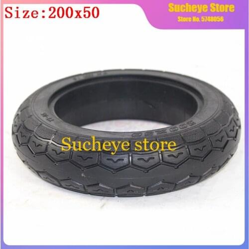Electric Scooter Tyre With Wheel 8" Scooter 200x50 Tyre Inflation Electric Vehicle Wheel 200x50 solid tires