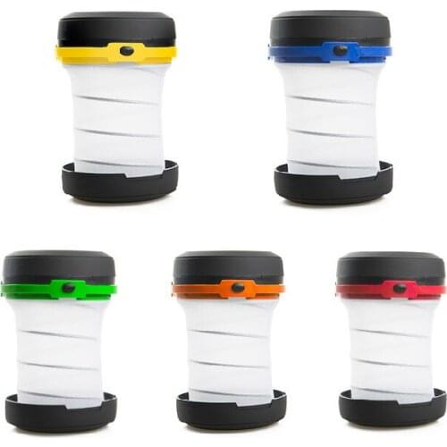 Camping Light Flashlight Two In One LED Spring Outdoor Camping Light Telescopic Folding Tent Pony Light Portable Lamp