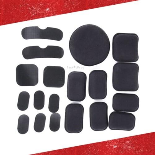Military Helmet Inner Pads Army Tactical Fast Helmet 19 PCS Pads Hunting Shooting Helmet Comfortable Soft Cushion Pads