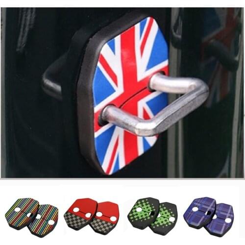 1Pair Car Styling Door Lock Cover Anti Rust Case Protector For Mini Cooper One JCW R55 R56 R57 R58 R59 Roadster Car Accessories