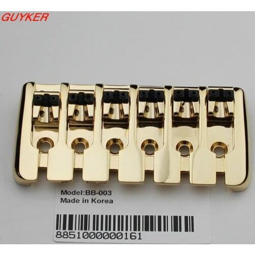 Golden 6 string electric bass Bridge BB003
