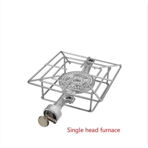 1pc cast iron burner barbecue camping home industrial outdoor heating stove single gas burner camp stove 46 * 23 * 8cm