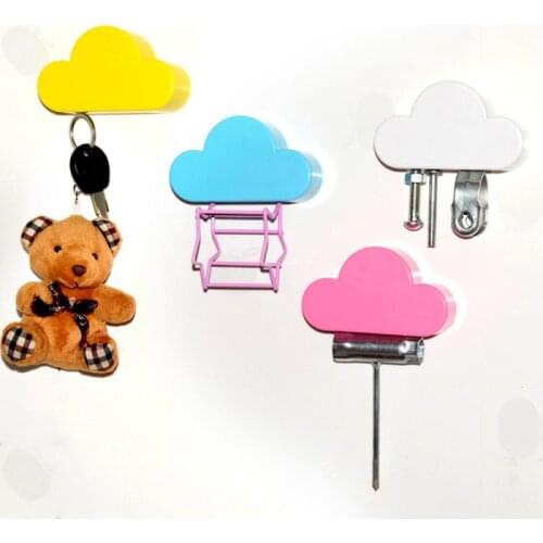 1Pcs Portable Cloud Shaped Magnetic Key Holder Creative Cloud Shape Magnets Wall Key Holder Keys Securely Home Storage Holder