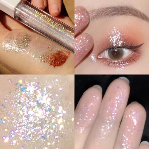 1PC Eyeshadow Stick Makeup Glitter Eye Shadow Eyeshadow Pigment Waterproof Eye Shadow Stick Liquid Shiny Cosmetics
