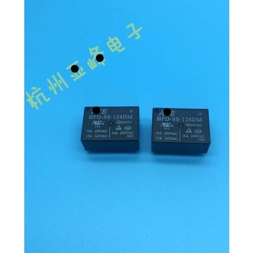 10piece) Relay BPD-SS-105DM 5VDC BPD-SS-112DM 12VDC BPD-SS-124DM BPD SS 124DM 24VDC 16A 4PIN New