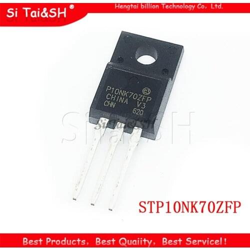 10pcs STP10NK70ZFP TO-220F P10NK70ZFP STP10NK70 TO-220 10NK70 STP10NK70Z new original