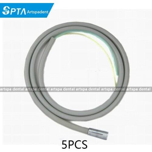 5PCS Silicone Dental 2 Holes Handpiece Hose Tube with Connector for High&Low Speed Handpiece High Quality