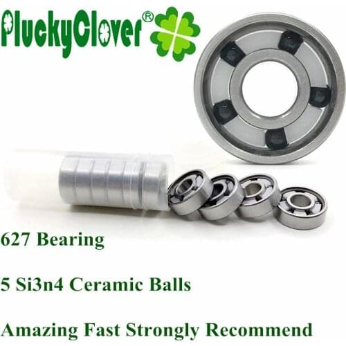 627 Bearing Quad Skates 5 balls Ceramic Si3n4 Bearing 627 Derby Roller Artistic Skates Bearing Skateboard Roller Skates Bearings