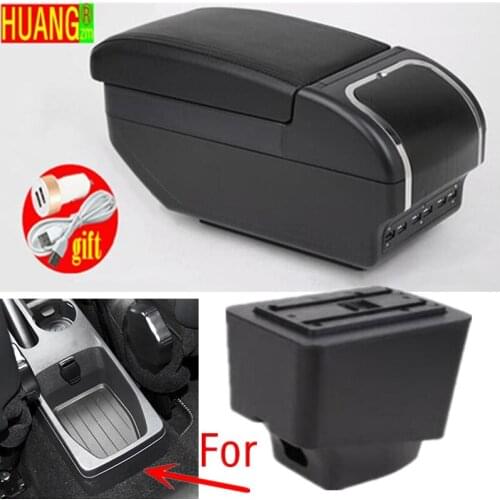 Car Armrest For Renault Captur Armrest box 2018 2019 2020 2021 accessories Storage box with cup holder ashtray USB