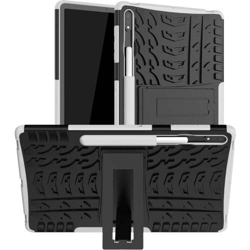 Case for Samsung Galaxy Tab S7 FE SM-T730 T736B 12.4 inch Stand Cover Shockproof Rubber Bumper Dual Layer Armor Cover