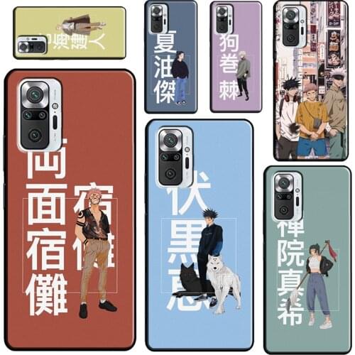 Jujutsu Kaisen Satoru Gojou Itadori Yuji For Xiaomi Redmi Note 10 9 Pro 8T 9S Note 7 8 Pro Case For Redmi 9 7A 8A 9A 9C 9T Cover