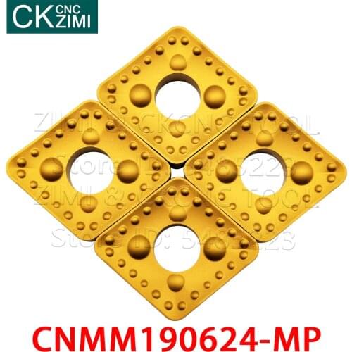 CNMM190624-MP CNMM 190624 MP Carbide Inserts External Turning Lathe Tools Roughing CNC Metal lathe tools wood turning for Steel