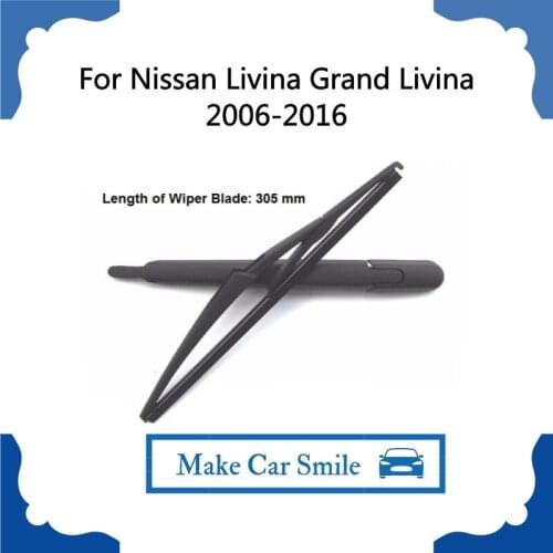 For Nissan Livina Grand Livina L10/11 Rear Wiper Arm & Blade Genuine design 2006-2016