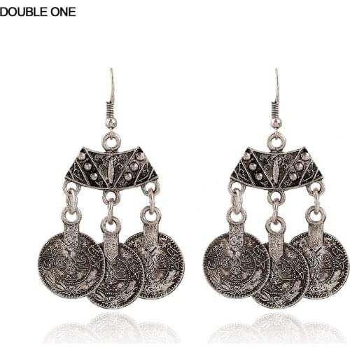 Double One Dangle Earrings