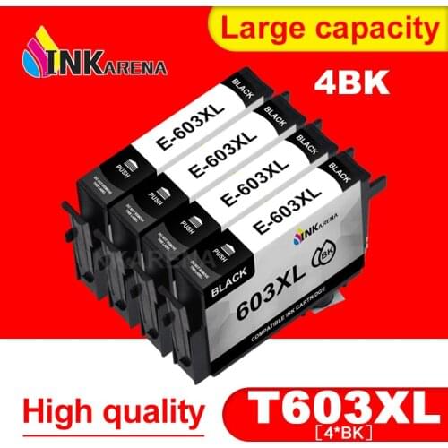 Inkarena Compatible T603XL 603XL Ink Cartridge for Epson XP-2100 XP-2105 XP-3100 XP-3105 XP-4100 XP-4105 WF-2810 WF-2830