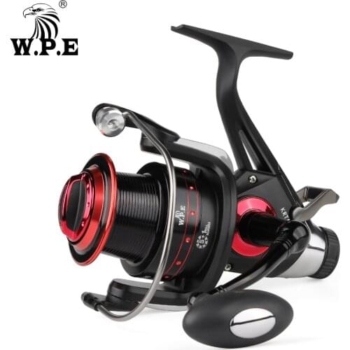W.P.E KRT Spinning Fishing Reel 4000/5000/6000 5.2:1 High Speed Gear Rtio 5+1 BBs Full Matel Spoon Carp Fishing Tackle Pesca