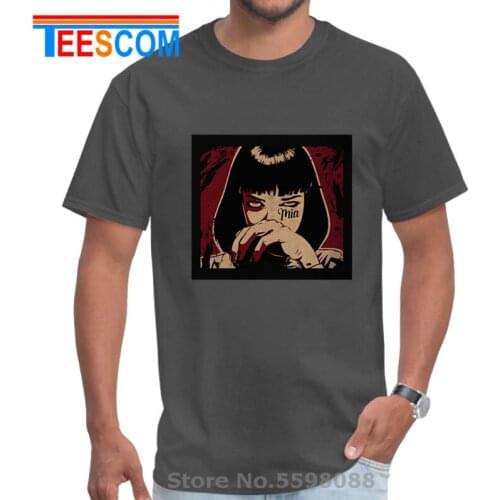 Pulp Fiction Mia W Session shirt 2020 Summer Quentin Tarantino T-shirt Hip Hop Printed Harajuku tshirt Korean Streetwear Clothes