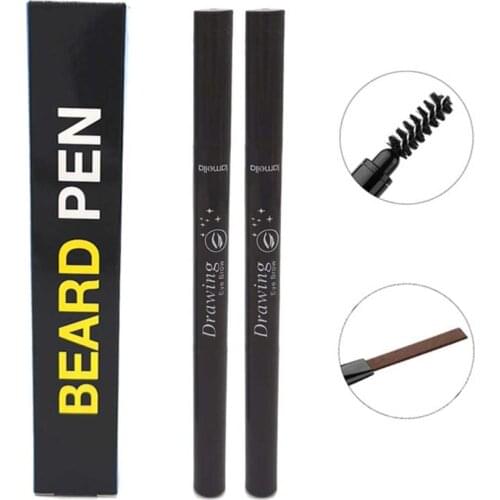 Men Beard Pen Moustache Coloring Shaping Pen Beard Enhancer Waterproof Beard Coloring Shaping Tools