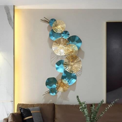 European Style Wall Hanging Decoration Studio Decoration Living Room Background Three-dimensional Wrought Iron Creative Pendant